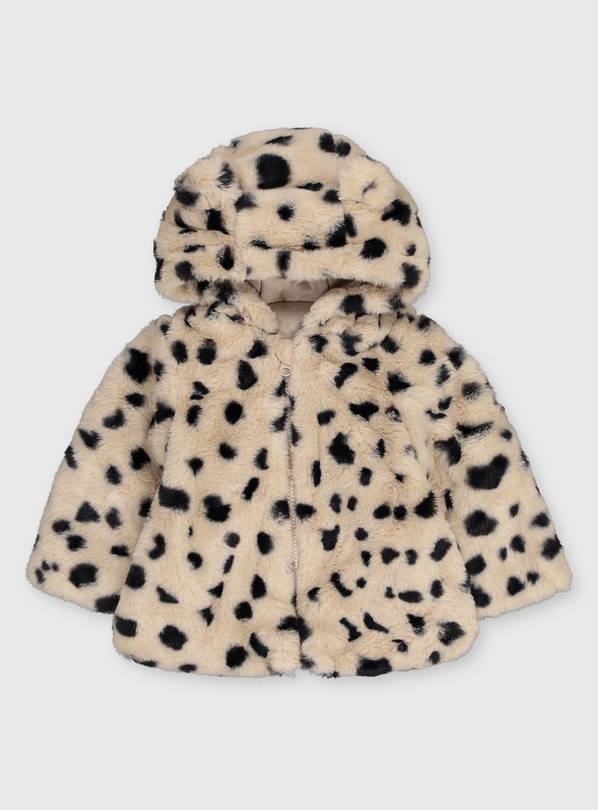 Buy Stone Leopard Print Faux Fur Coat 1218 months Coats and